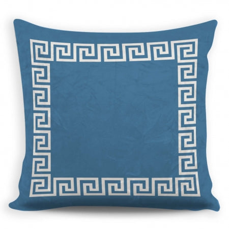 Capa de Almofada Moldura Grega 45x45cm - Avulsa