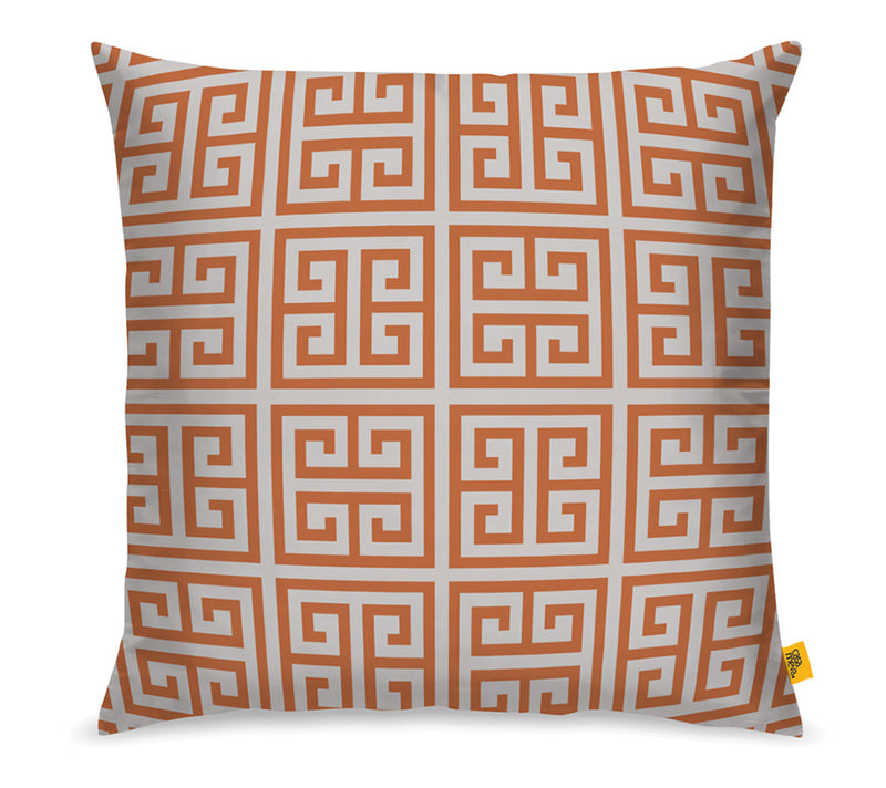 Capa de Almofada Chave Grega 45x45cm - Avulsa