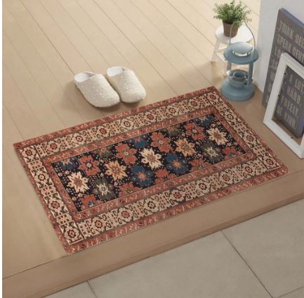 Tapete Capacho Persa Floral 75x45